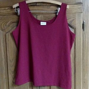 Chico's Deep Red Tank Top